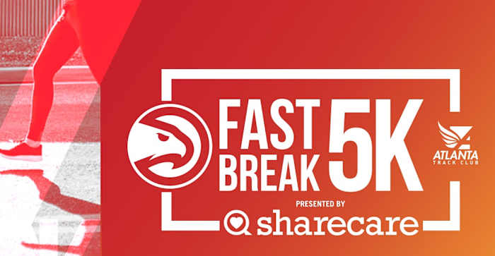 Promo for Atlanta Hawks 5K race.